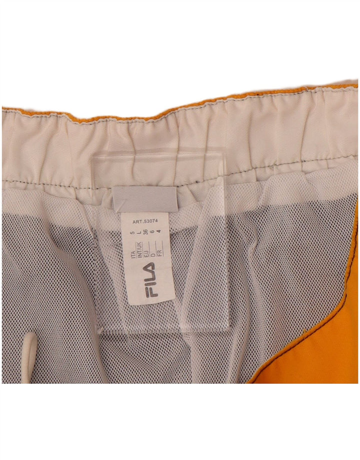 Fila Short de Bain Graphique Homme Large Gris Polyester Colorblock