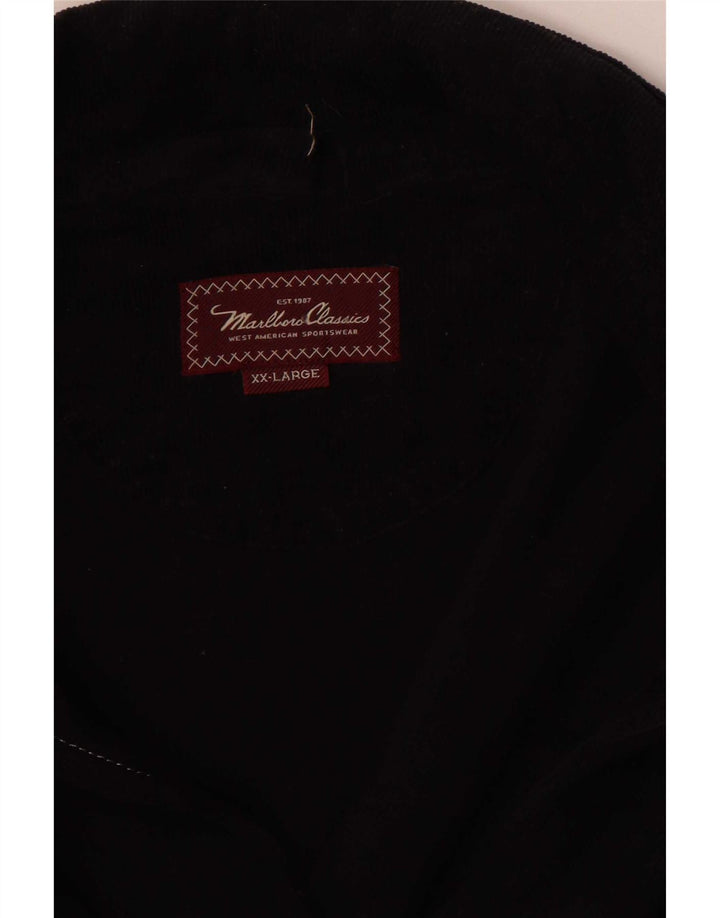 Marlboro Classics Veste Bomber Homme UK 44 2XL Noir