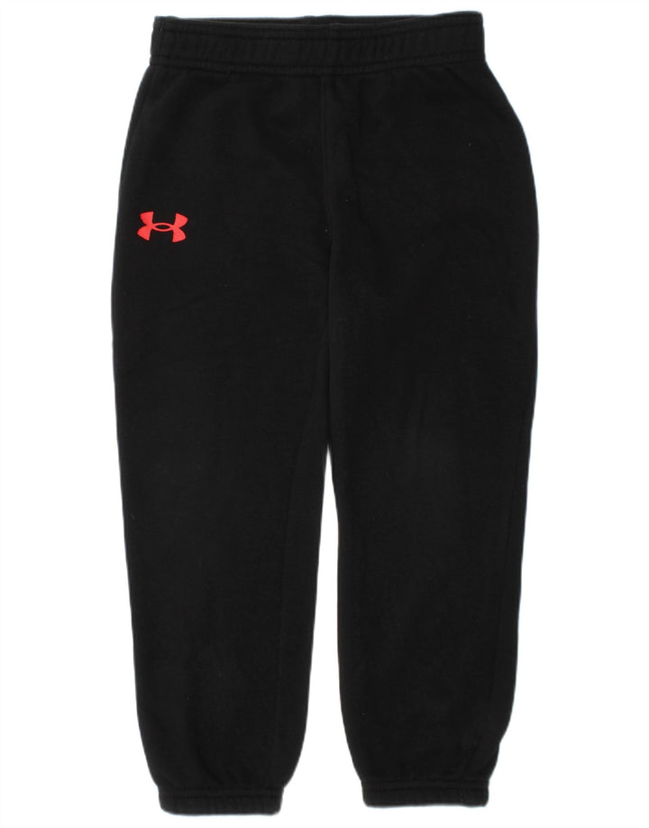 UNDER ARMOUR Pantalon de survêtement pour garçon 3-4 ans Noir Coton