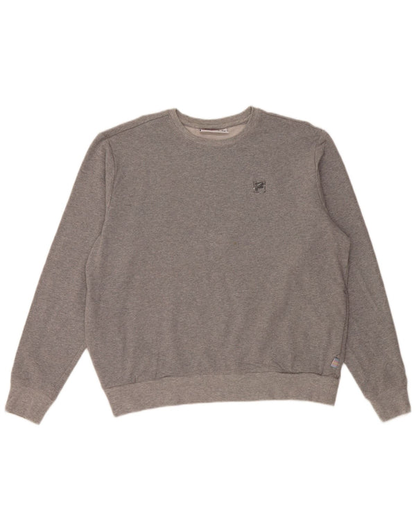 Fila Sweat-shirt pour femme UK 16 Large Gris Coton