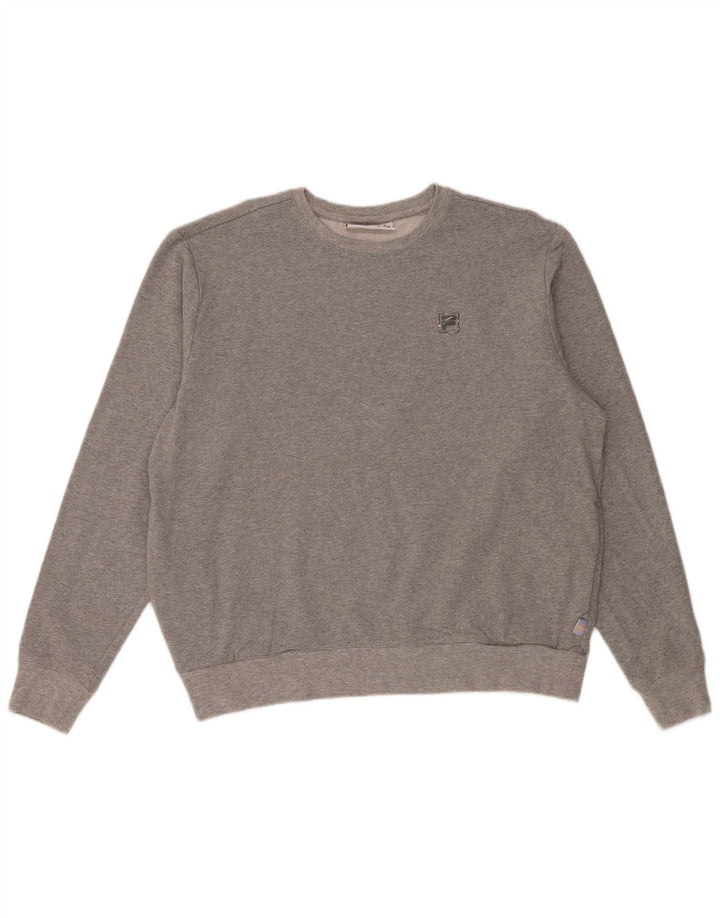 Fila Sweat-shirt pour femme UK 16 Large Gris Coton