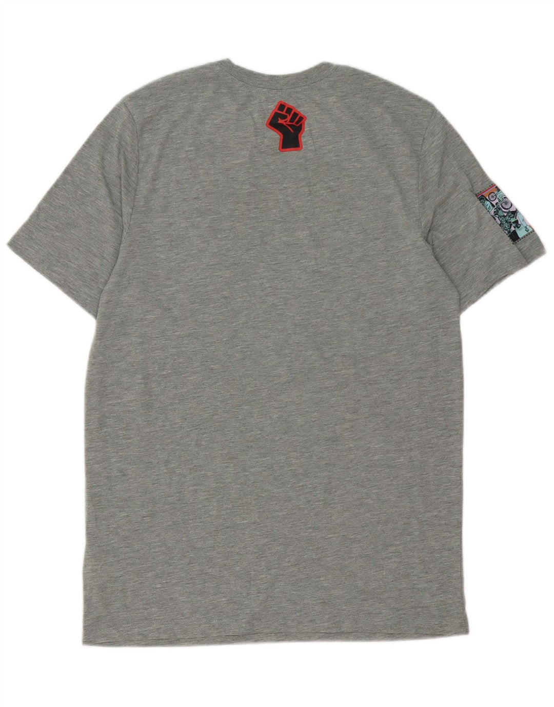 Nike Homme Dri Fit Graphic T-Shirt Haut Gris Moyen Polyester