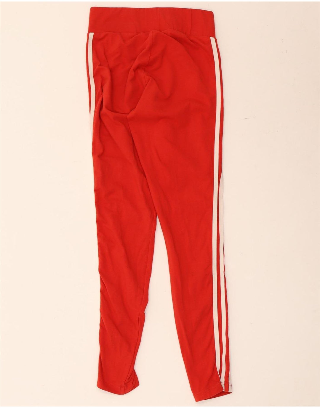 Adidas Leggings Femme UK 10 Petit Rouge Élasthanne