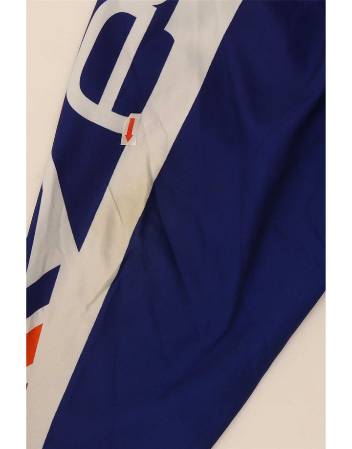 Engelbert Strauss Veste de Survêtement Graphique pour Hommes Large Bleu Colorblock
