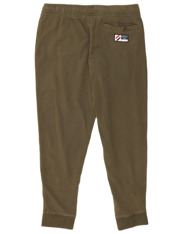 Superdry Pantalon De Survêtement Joggers Large Kaki Coton Homme
