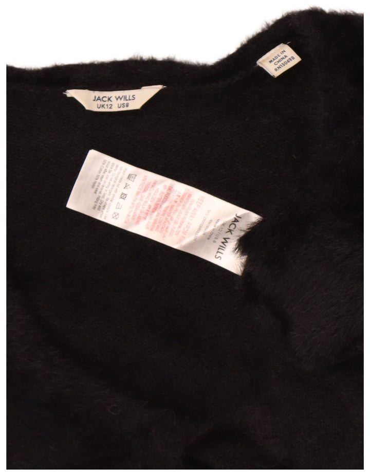 Jack Wills Boléro pour femme UK 12 en coton noir moyen