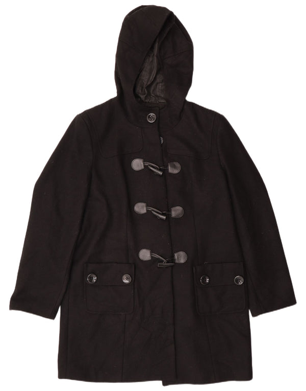 Style&Co Duffle Coat à capuche pour femme UK 46 Large Laine noire