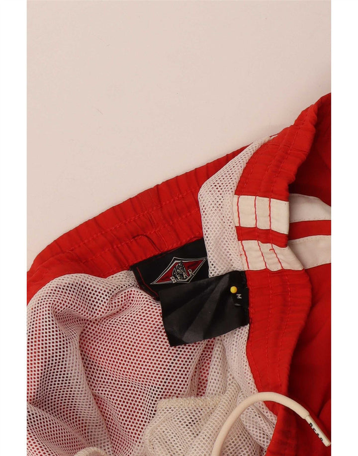 Bear Short de Bain Homme Rayé Rouge Moyen