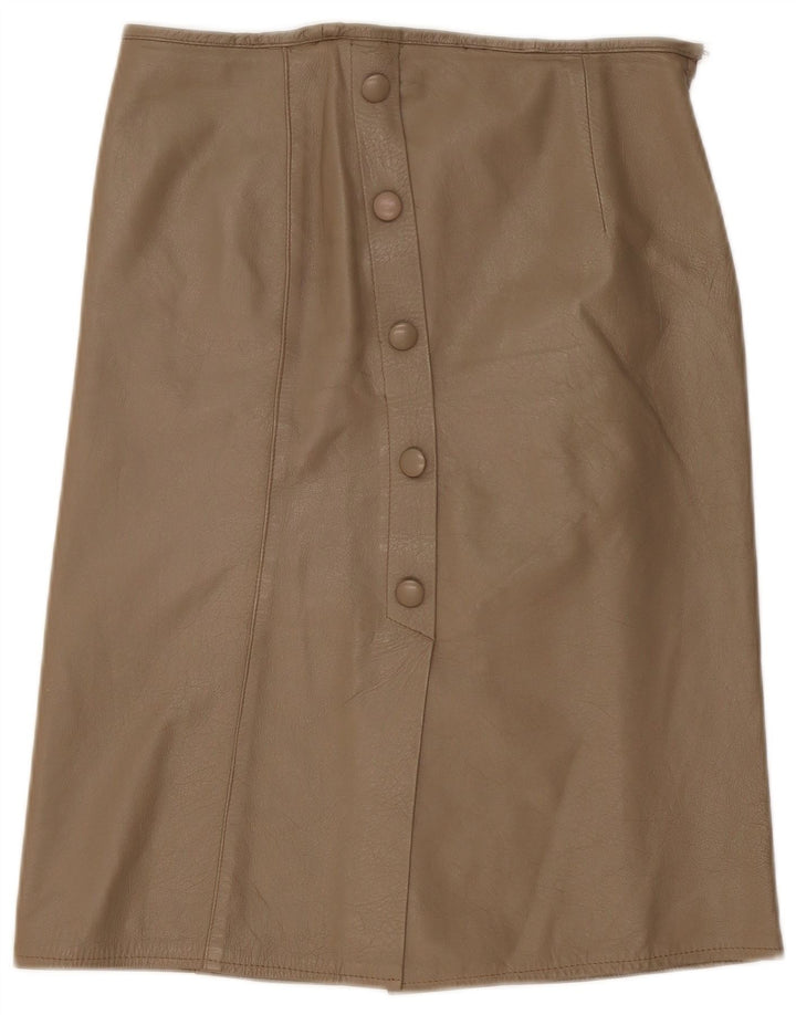 Jupe Midi Femme Vintage W34 Grand Beige