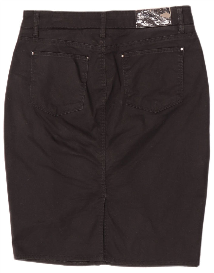 Jupe crayon femme Zara EU 40 Medium W30 coton noir