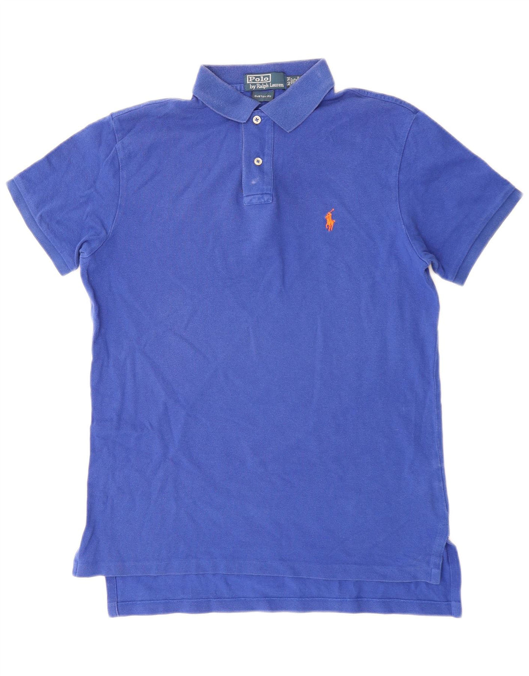 Polo Ralph Lauren Polo ajusté sur mesure pour homme en coton bleu moyen