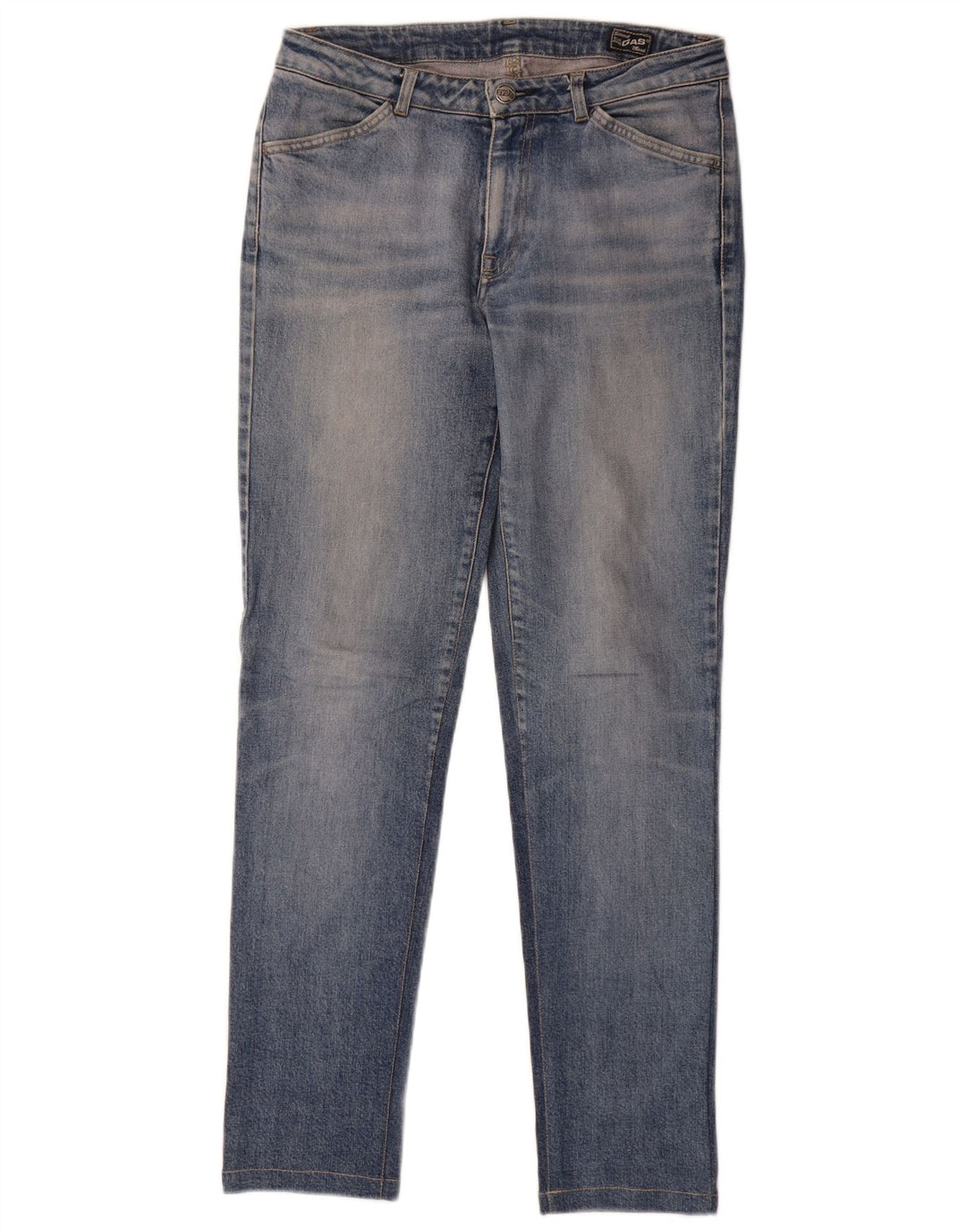 Gas Jean Slim Femme W30 L30 Bleu Coton