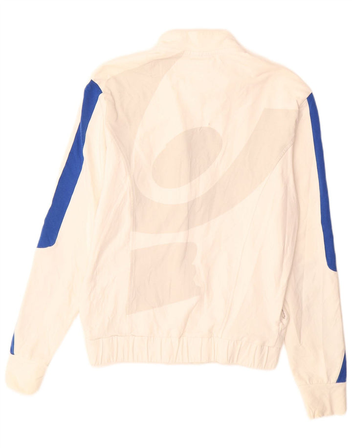 Freddy Veste de survêtement pour femme IT 46 Large Blanc Colourblock Coton