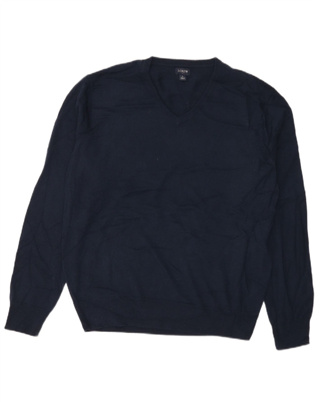 J. Crew Pull col V pour homme en acrylique bleu marine Taille L