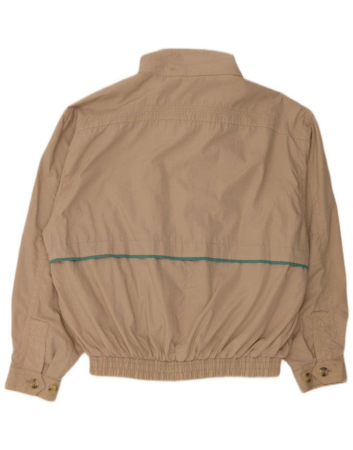 Veste Bomber Homme Vintage IT 52 XL Beige Polyester