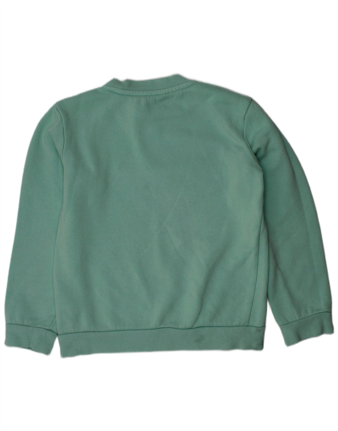 Adidas Sweat-Shirt Garçon 7-8 Ans Vert Coton