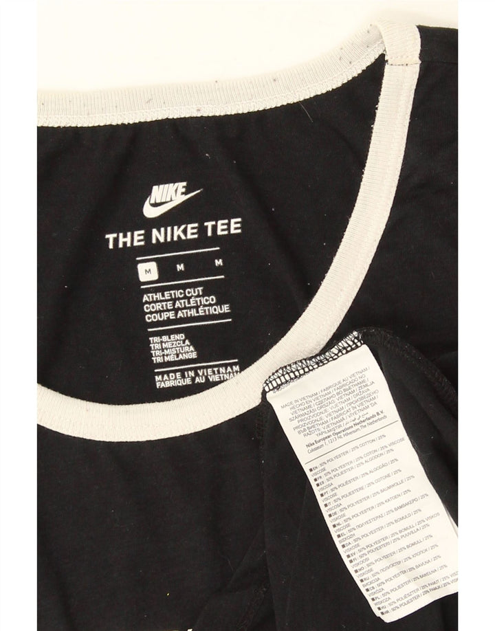 Nike Mens Athletic Cut Graphic Débardeur Noir Moyen Polyester