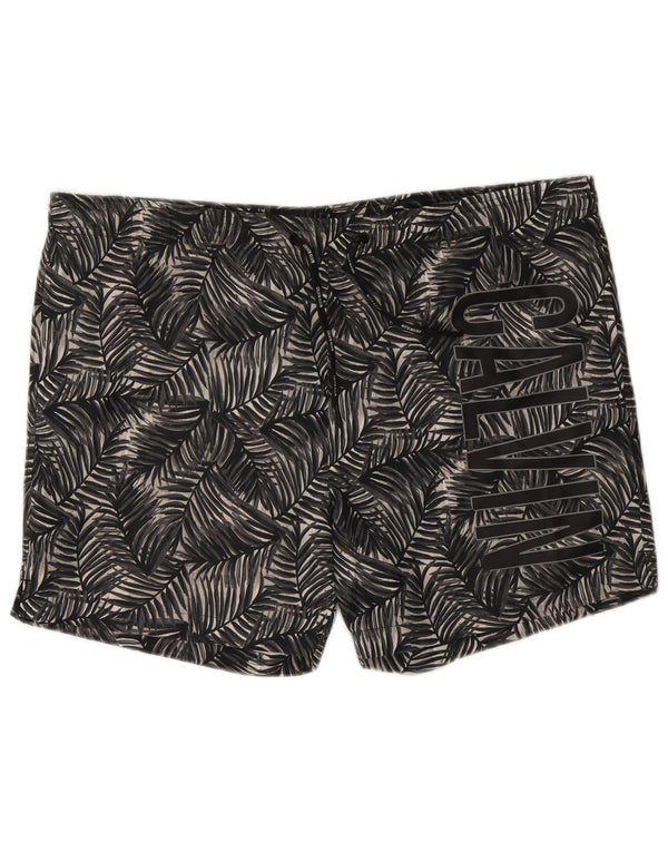 Calvin Klein Short de bain graphique pour homme XL Noir Floral