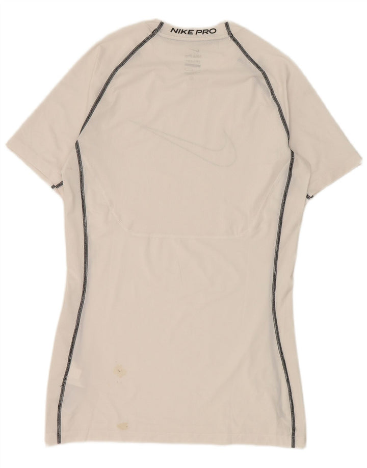 Nike Hommes Dri Fit Graphic T-Shirt Haut Large Blanc Polyester