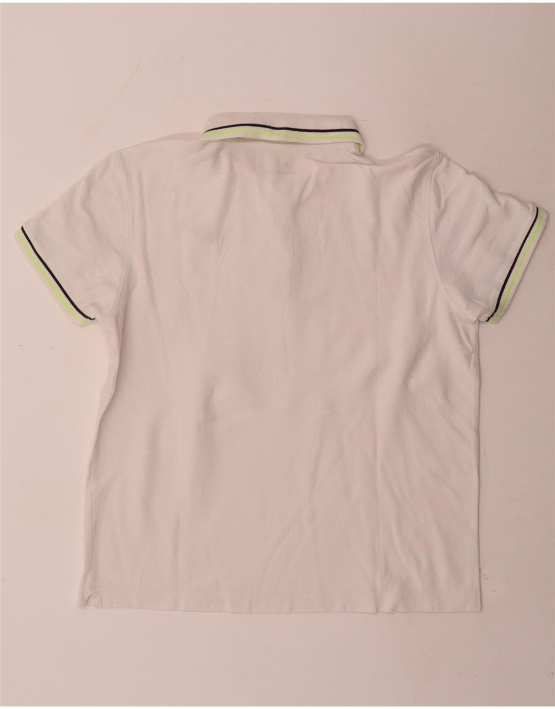 Lotto Polo Homme Rayé Blanc Moyen