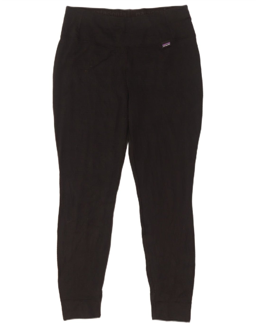 Patagonia Leggings Femme UK 12 Medium Noir Polyester