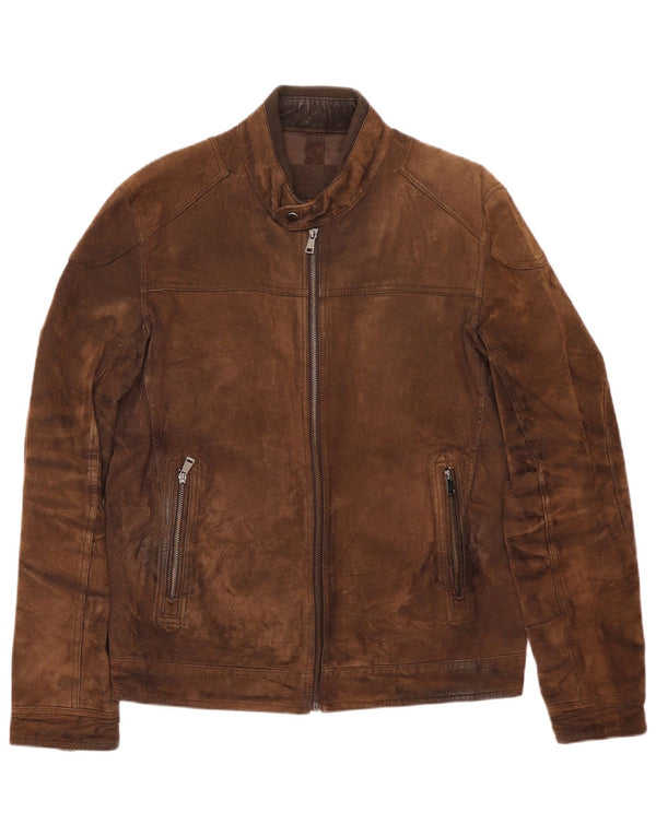 Conbipel Veste en Daim Homme IT 52 Grand Cuir Marron