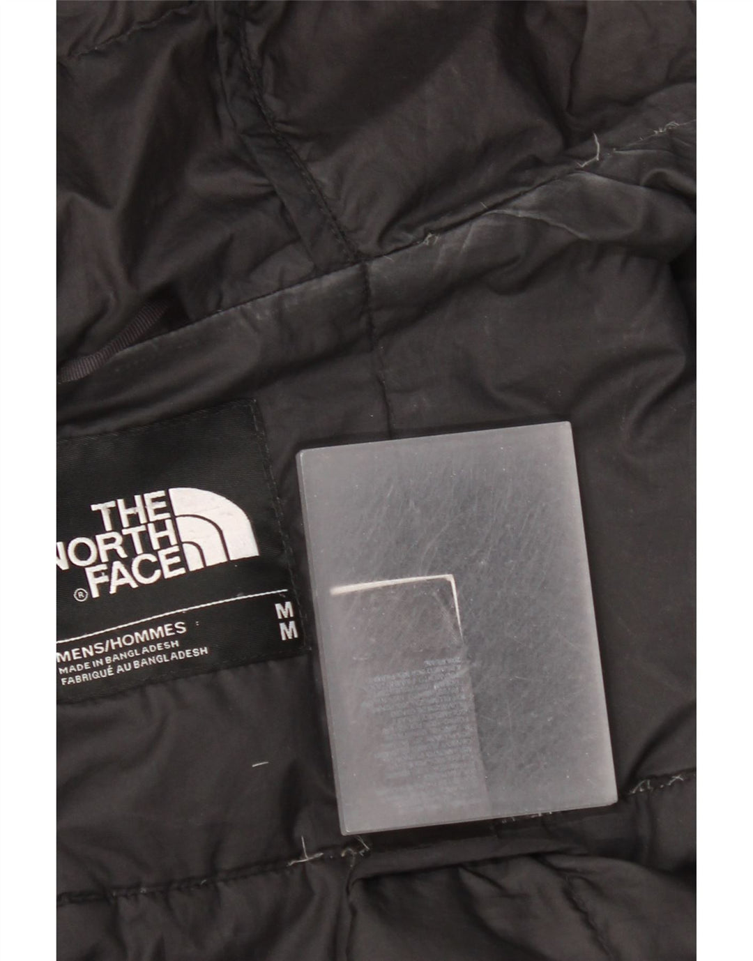 The North Face Veste rembourrée à capuche pour homme UK 38 Medium Noir Polyester