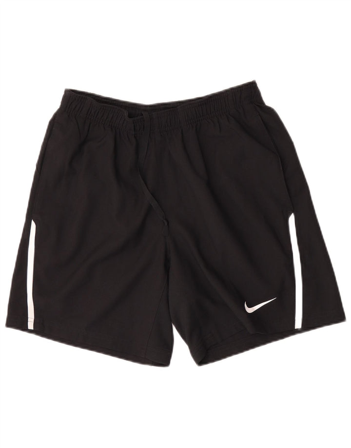 Short de sport Nike Dri Fit pour hommes, petit, noir, polyester