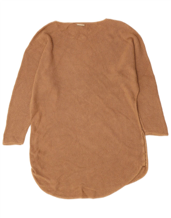 Michael Kors Pull col bateau pour femme UK 14 Beige moyen