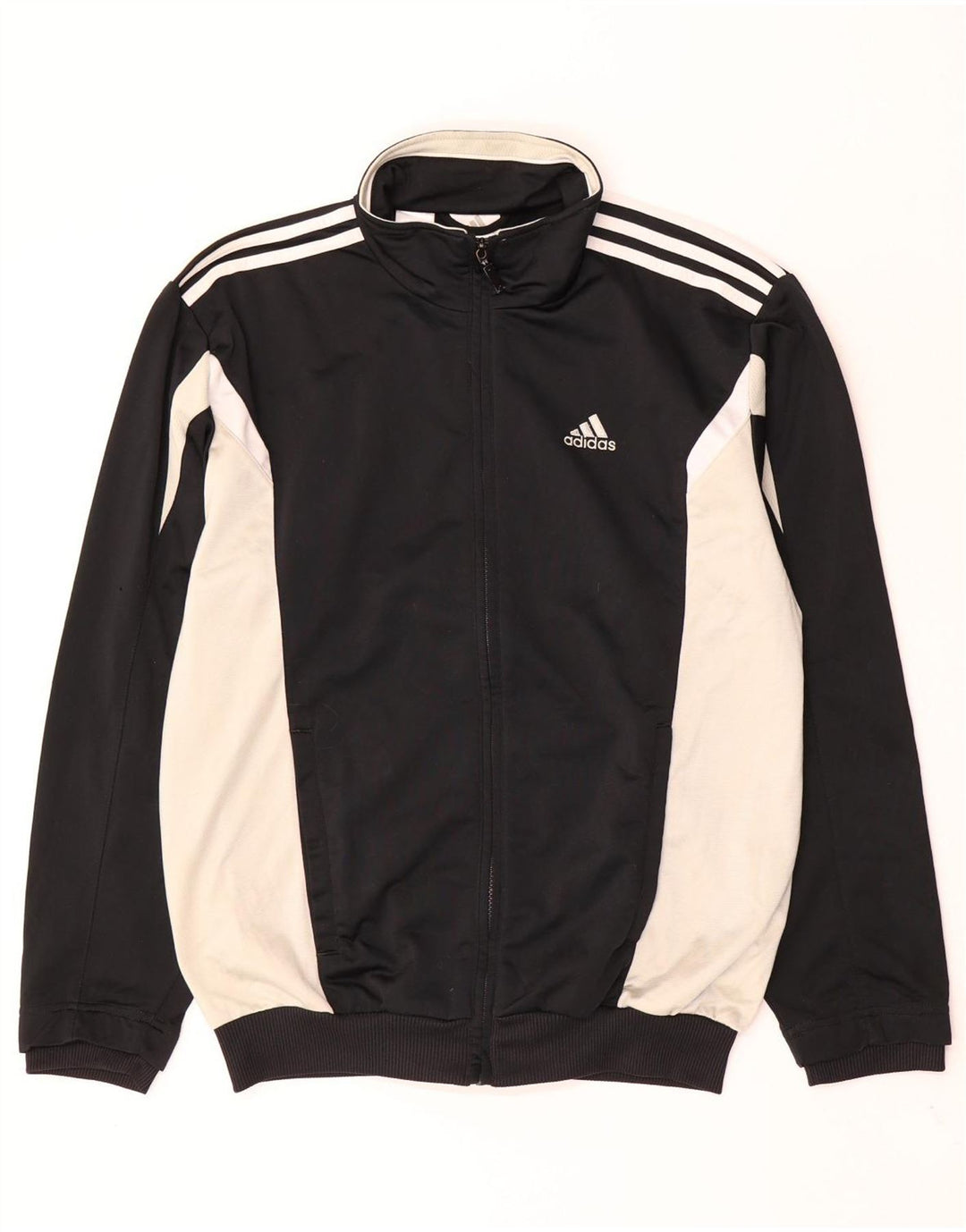 Adidas Veste de survêtement pour homme UK 38/40 Noir moyen Colourblock