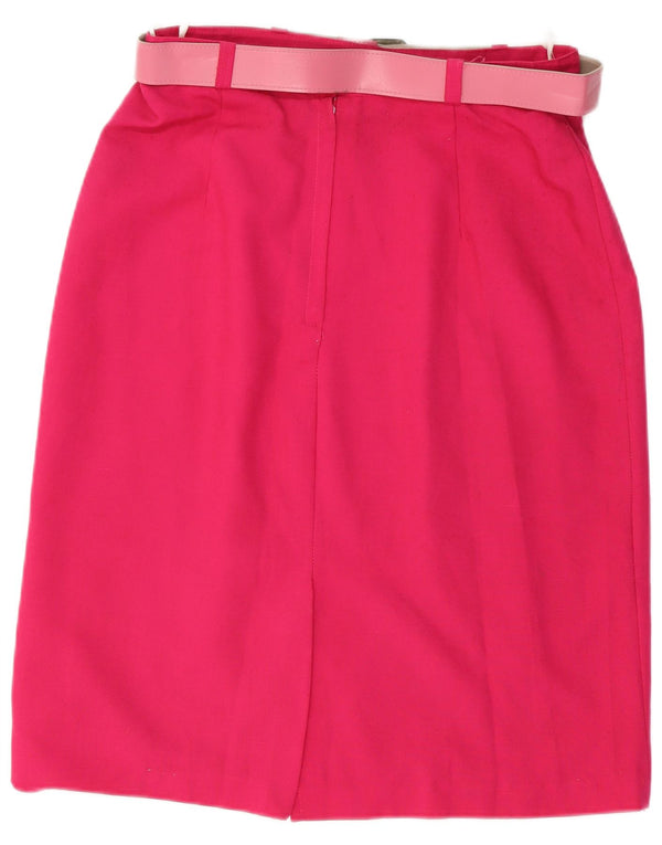 ETAM Womens Pencil Skirt UK 16 Large W32 Pink Polyester