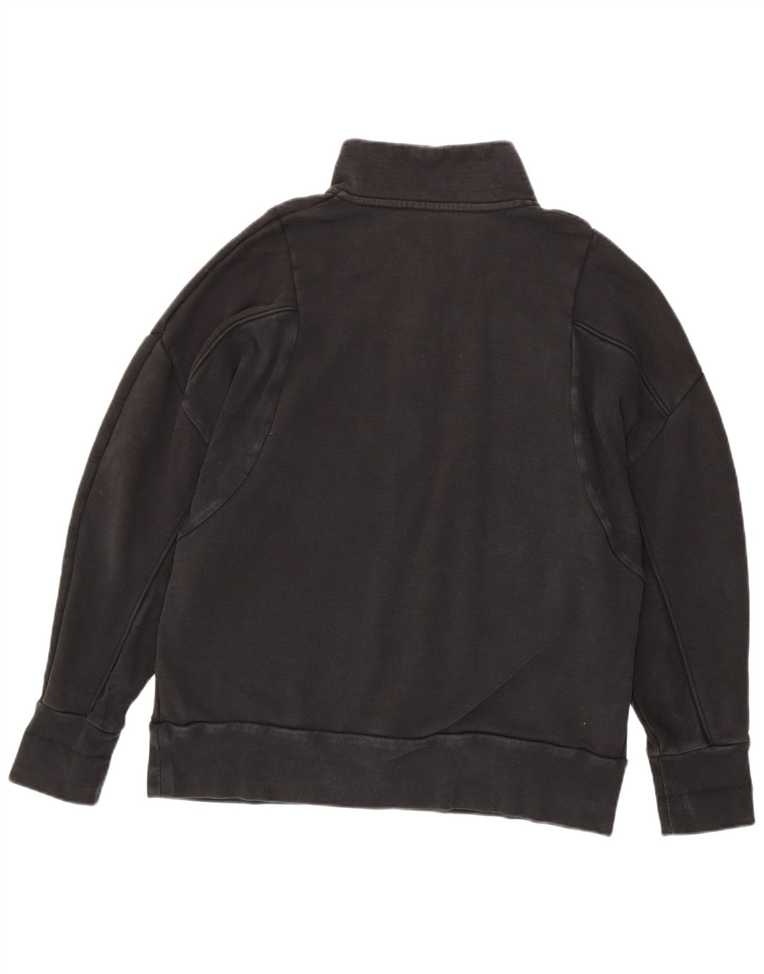 Adidas Sweat-shirt à col zippé pour homme Grand coton noir