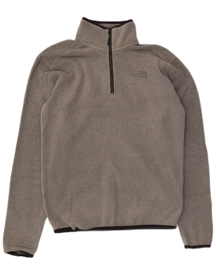 The North Face Pull polaire à col zippé pour homme XS Gris Polyester