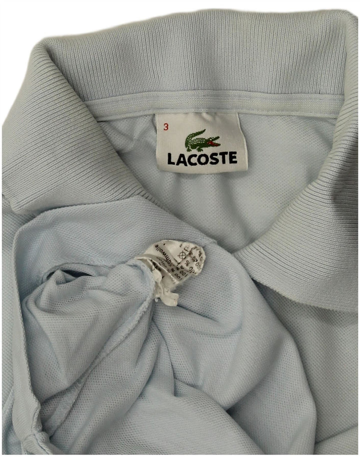 LACOSTE Polo Homme Taille 3 Petit Bleu Coton