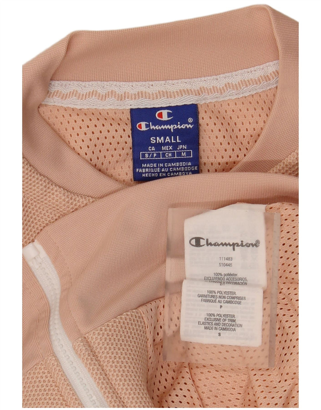 CHAMPION Veste de survêtement surdimensionnée pour femme UK 10 Small Rose
