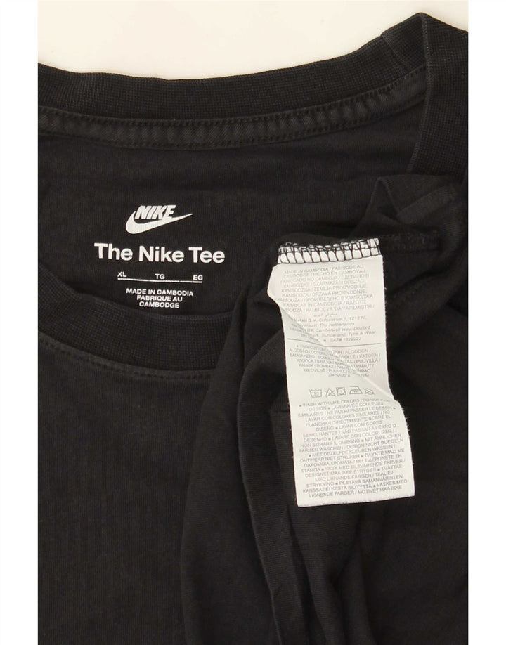 Nike T-Shirt Homme Haut XL Noir Coton