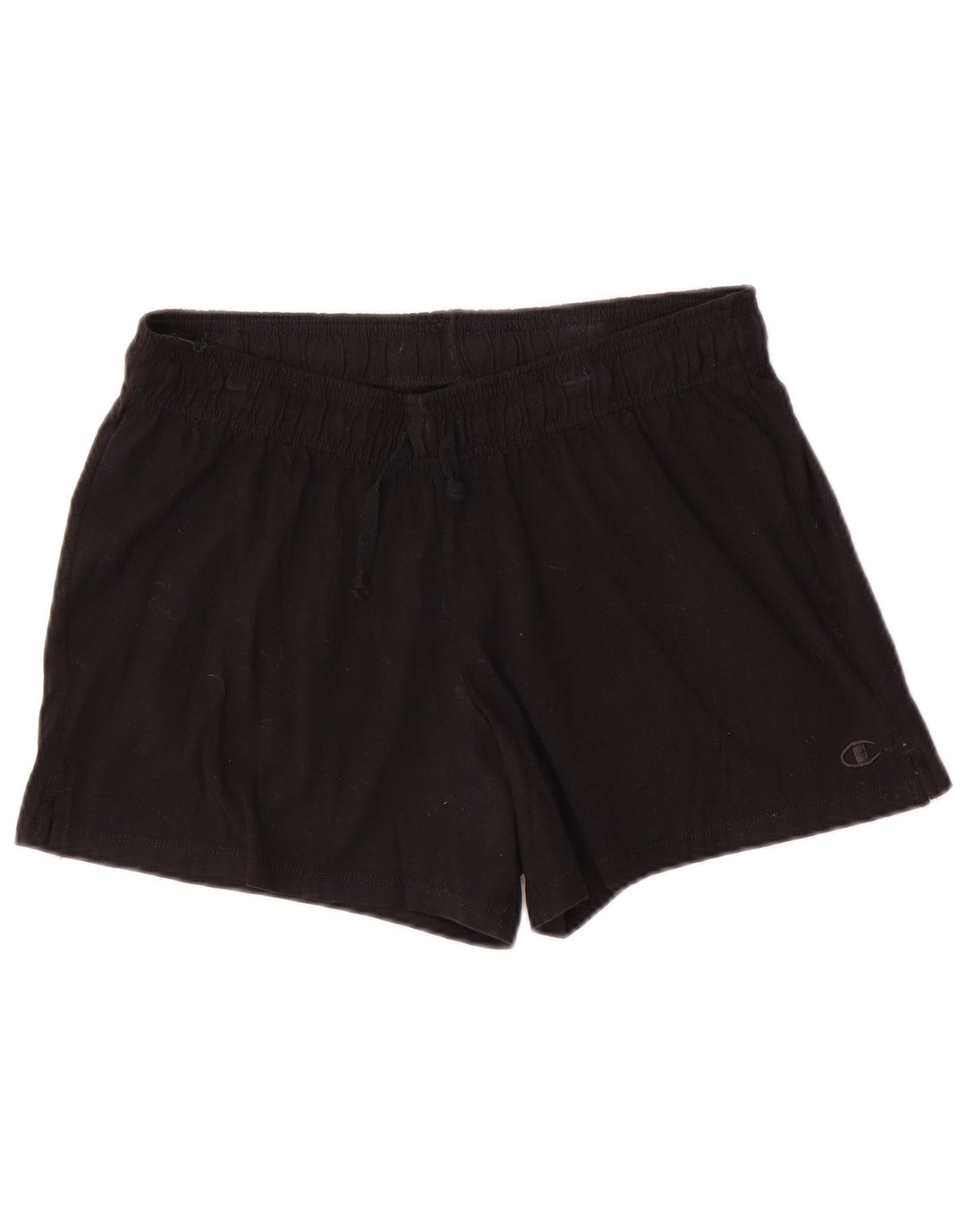 CHAMPION Short de sport pour femme UK 16 Large Noir Coton