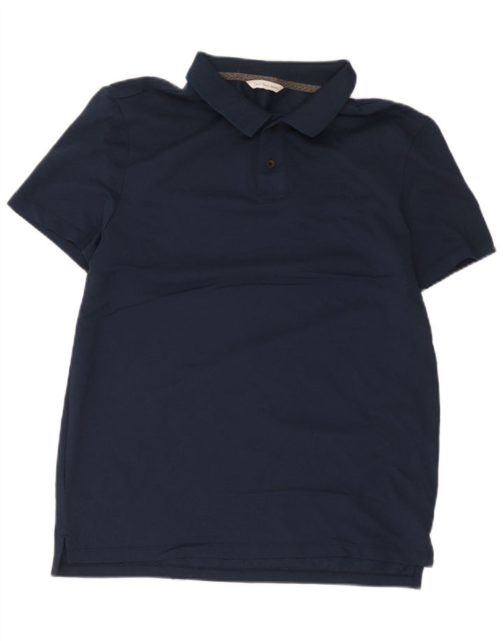 Calvin Klein Jeans Polo Homme Bleu Marine Moyen Coton