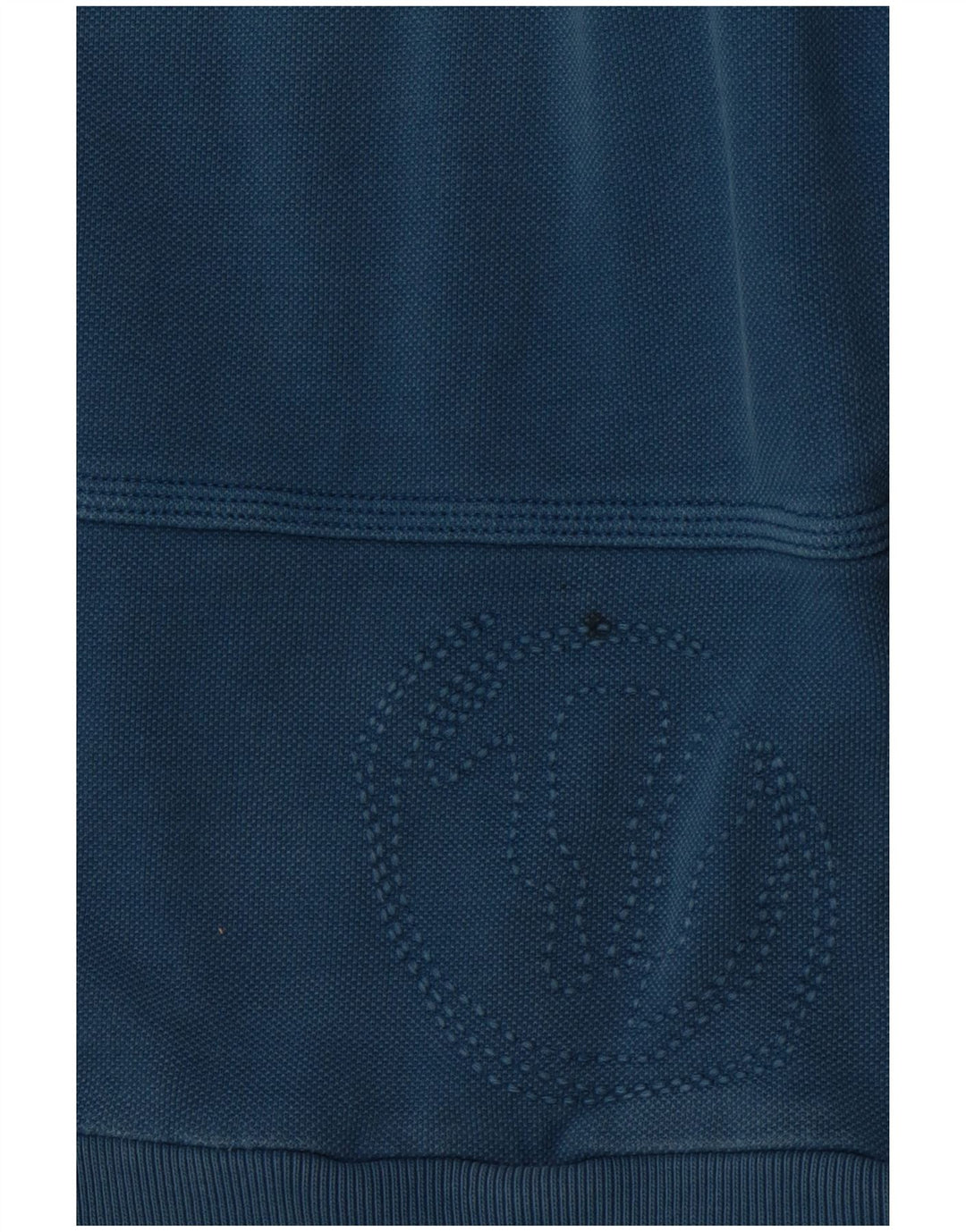 FAT FACE Sweat-Shirt Col Zippé Homme Bleu Moyen Coton