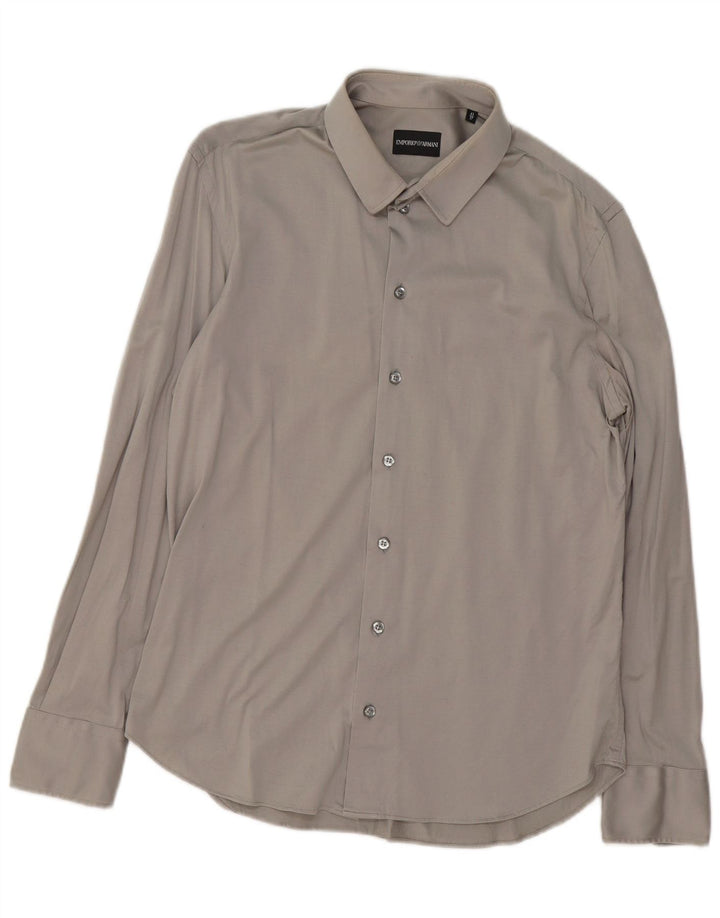 Emporio Armani Chemise homme Taille 43 17 XL Gris