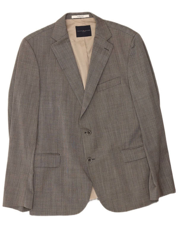 Tommy Hilfiger Veste blazer à 2 boutons pour homme IT 54 2XL Gris laine vierge