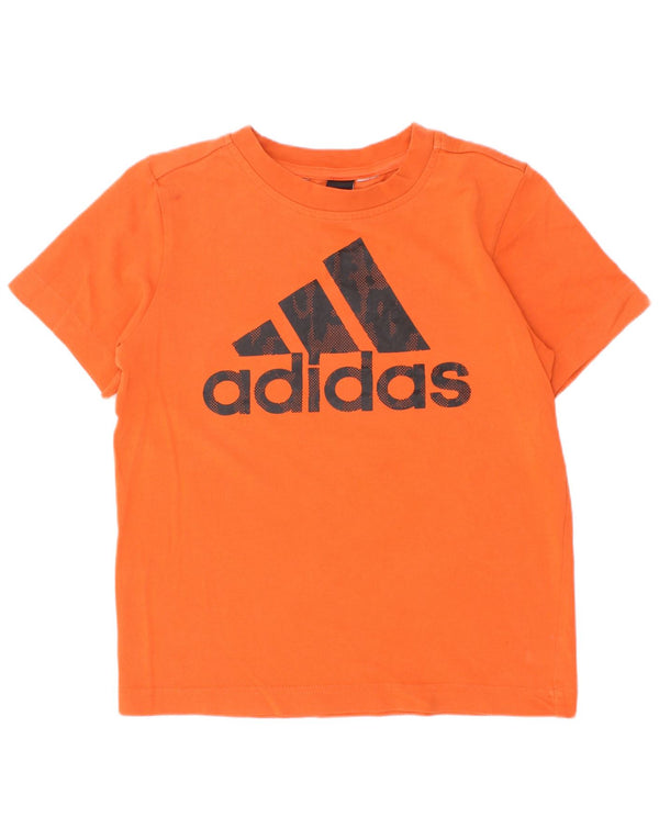 Adidas T-Shirt Graphique Garçon 5-6 Ans Orange
