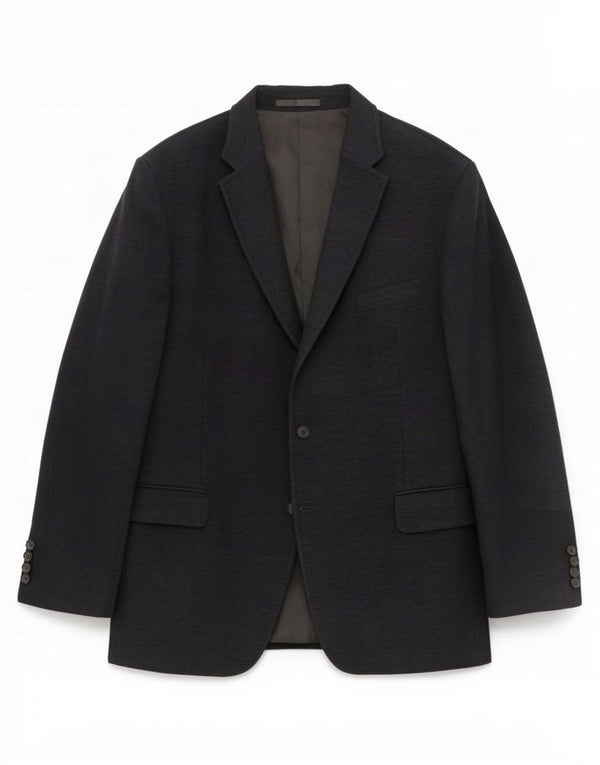 Marks & Spencer Veste Blazer 2 Boutons Homme UK 46 XL Coton Noir