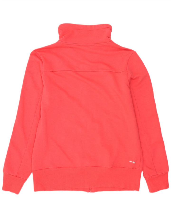 Adidas Climalite Survêtement Top Veste UK 12/14 Rose Moyen Femme