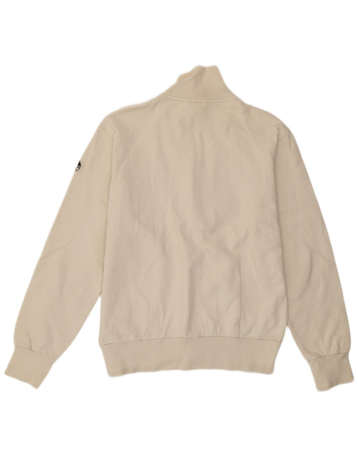North Sails Veste de survêtement graphique pour homme 2XL en coton blanc cassé