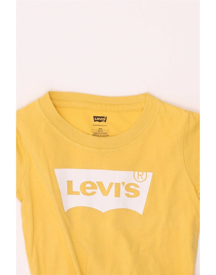 Levi's T-Shirt Graphique Garçon 2-3 Ans Jaune