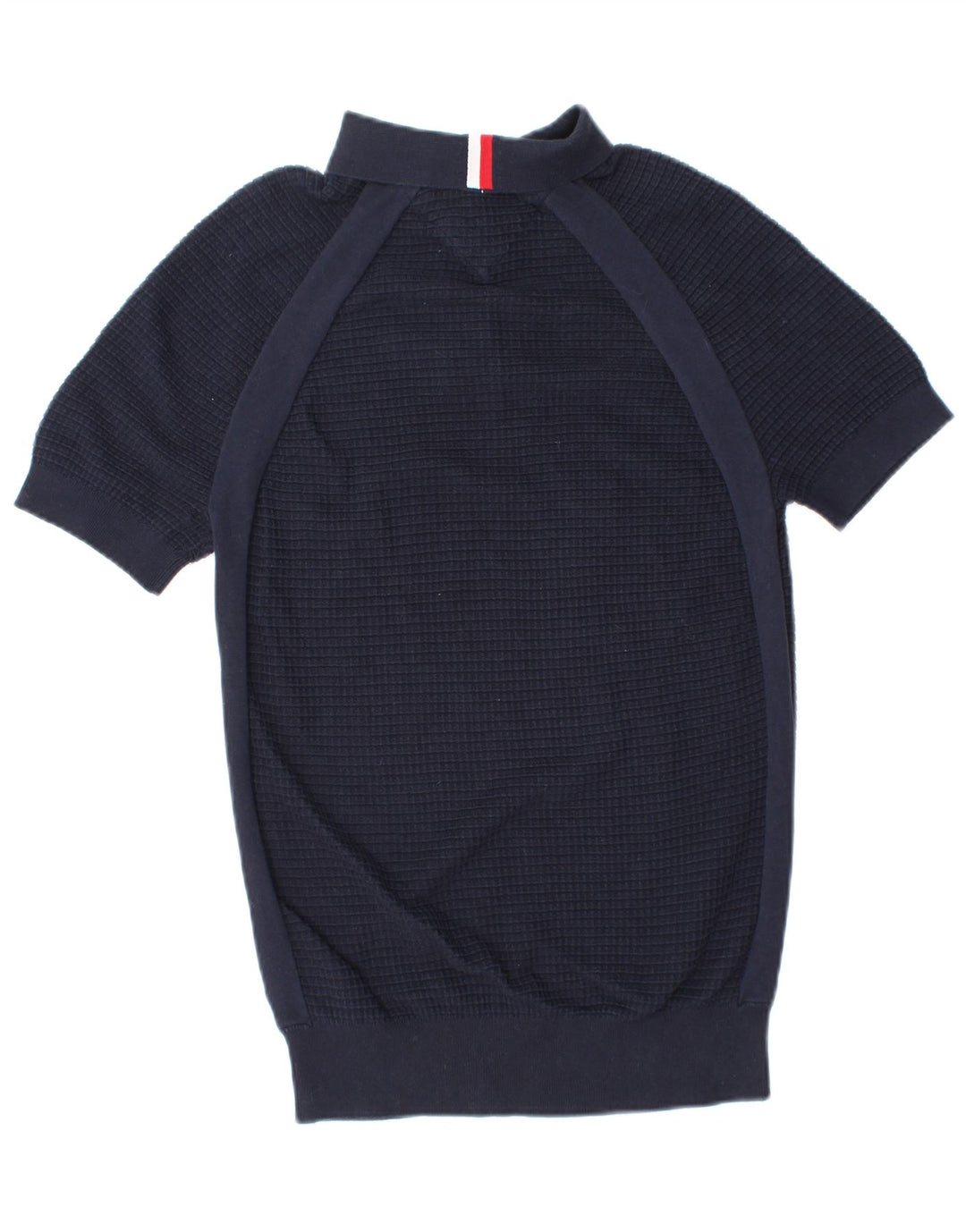 TOMMY HILFIGER Pull à manches courtes et col polo pour homme XS Bleu marine
