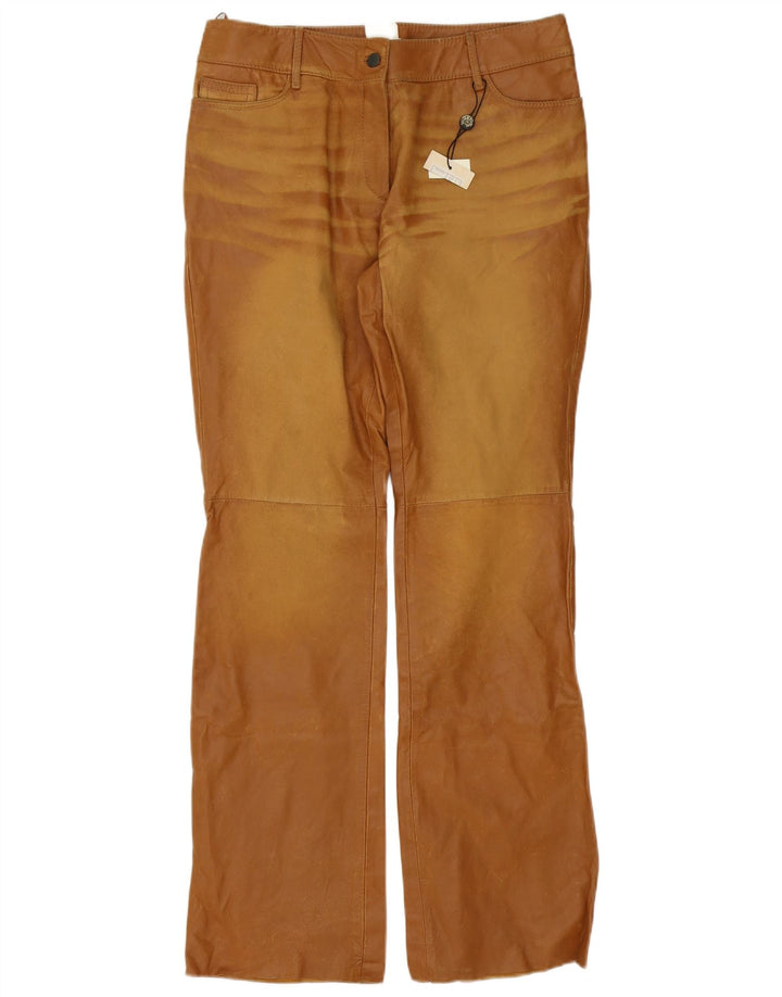 Pantalon en cuir homme vintage W34 L35 Marron