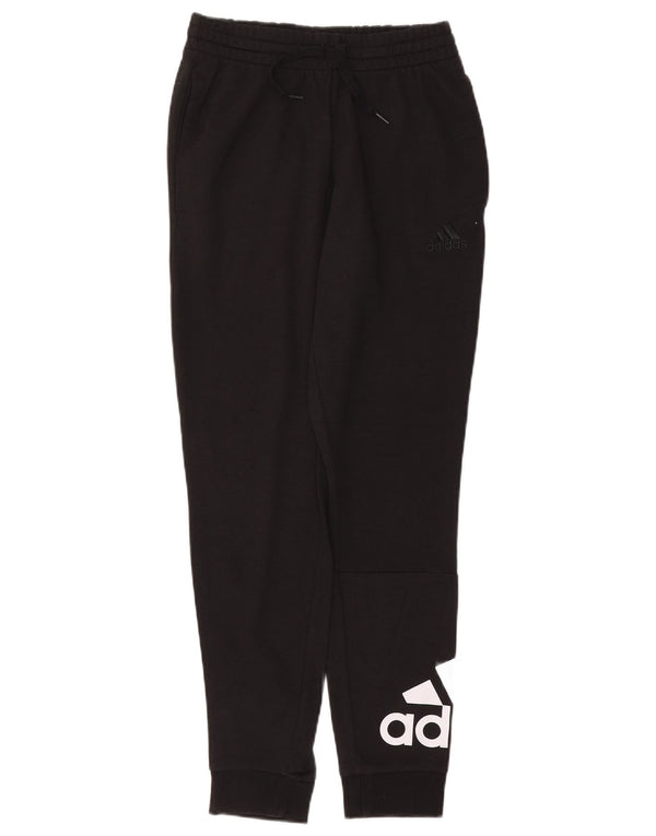 Adidas Pantalon de survêtement graphique pour homme en coton noir Taille S