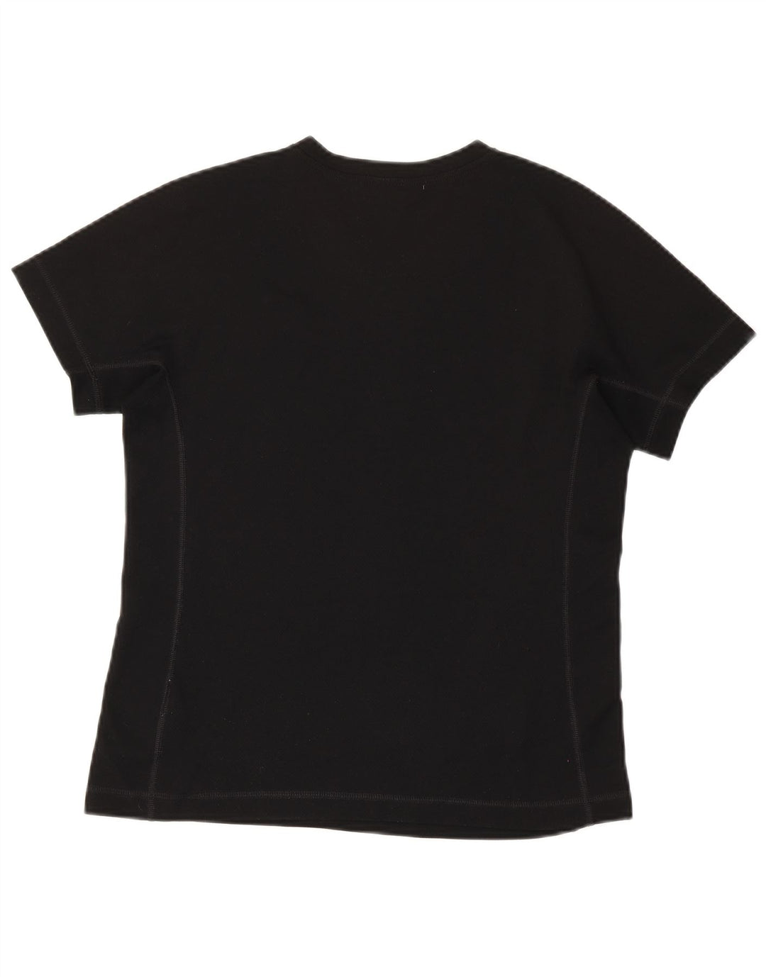 Fjall Raven T-Shirt Femme Top UK 12 Moyen Noir Polyester
